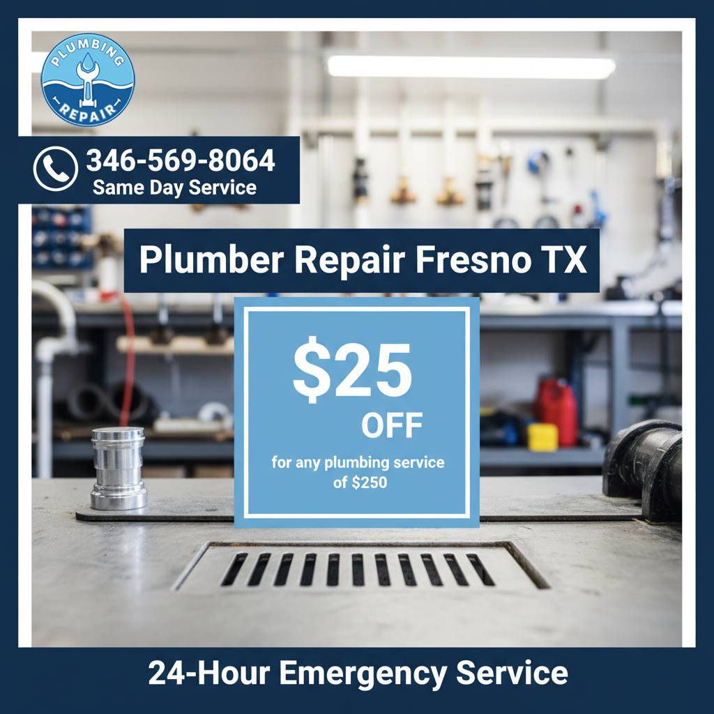 Plumbing Discount Coupon Fresno TX